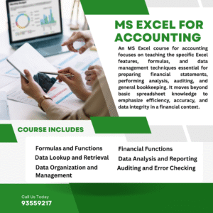 Courses ms excel 4 accounting