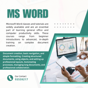 Courses Microsoft Word Document Creation and Formatting Class