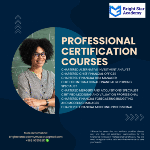 Courses professional certification courses poster